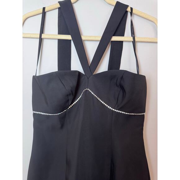 Aqua Womens Rhinestone Mini Cocktail and Party Dress size 4 NWT - Picture 8 of 9